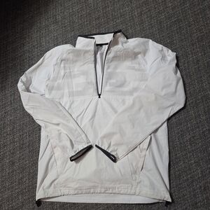 Under Armour White Windbreaker Jacket